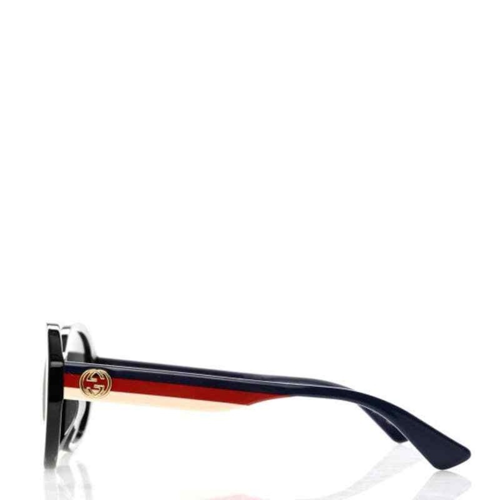GUCCI ROUND WEB SUNGLASSES GG0279SA BLACK - Picture 3 of 6